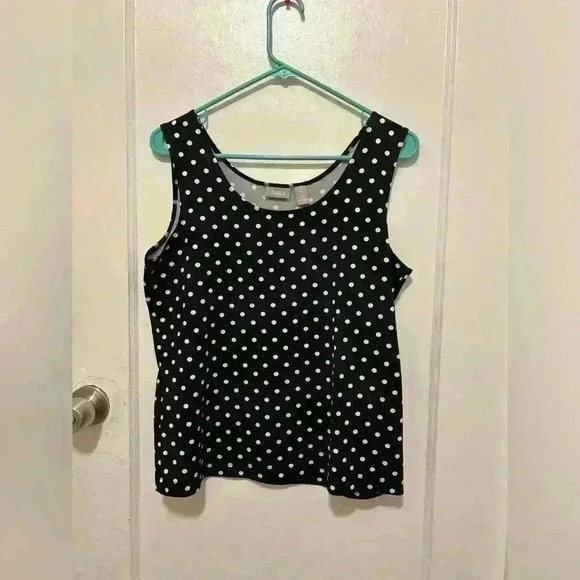 Chico’s polka dot sleeveless women’s size 2 - Picture 1 of 3